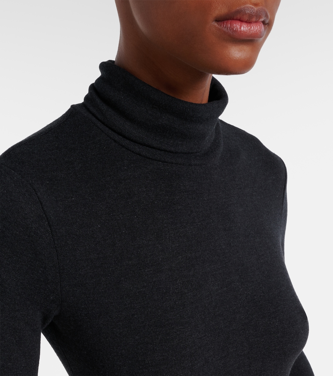 Vanya turtleneck jersey maxi dress | Staud