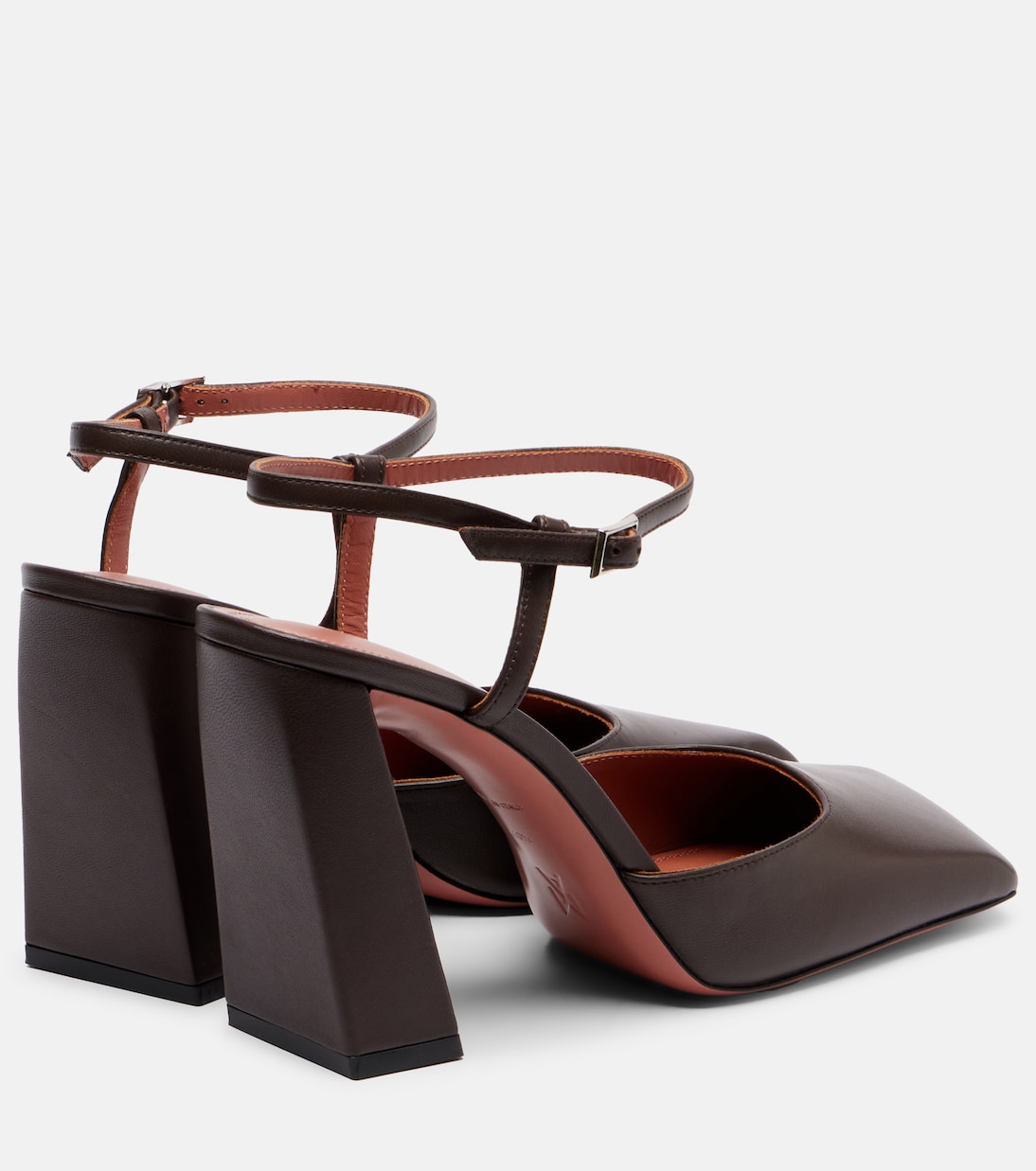 Escarpins Charlotte 95 en cuir | Amina Muaddi