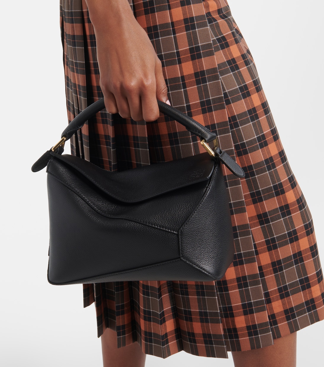 Tote Bag Puzzle Edge Small aus Leder | Loewe