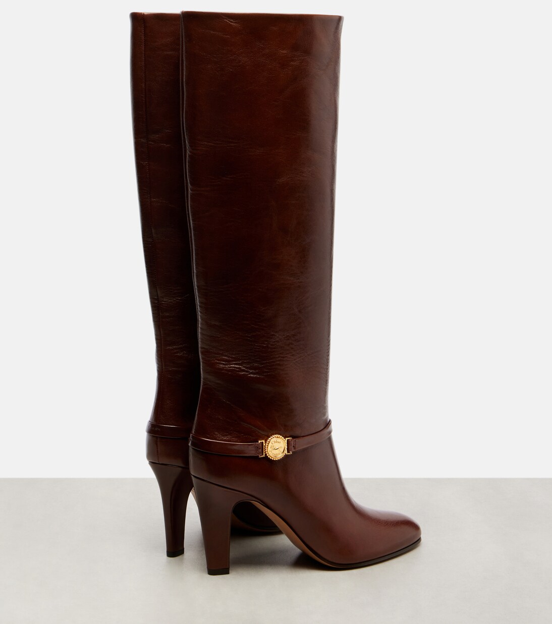 Eve 85 leather knee-high boots | Chloé