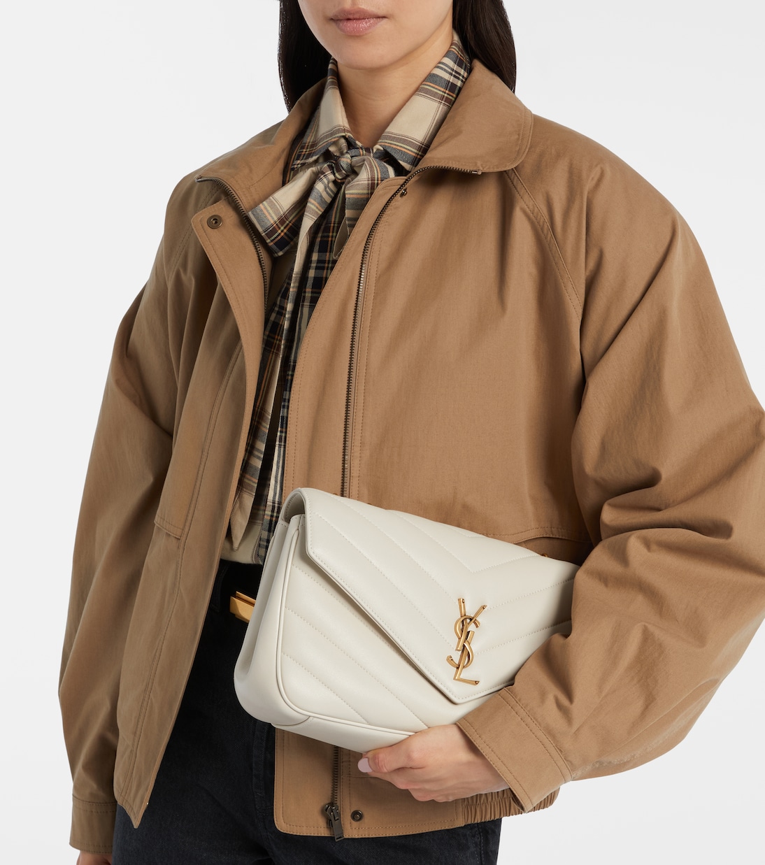 Loulou Medium leather shoulder bag | Saint Laurent