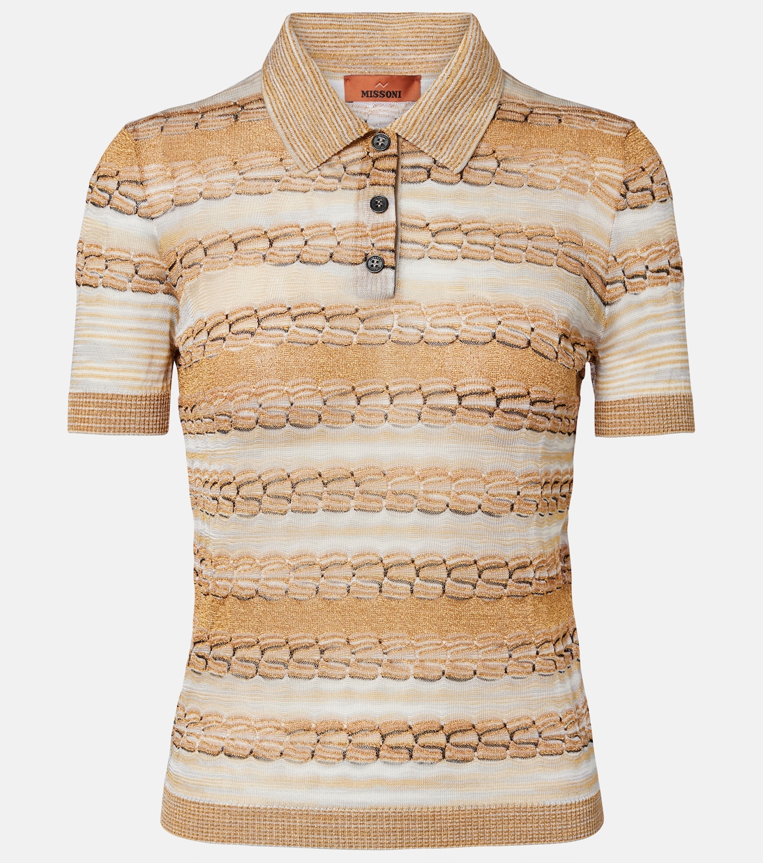 Lamé polo shirt | Missoni
