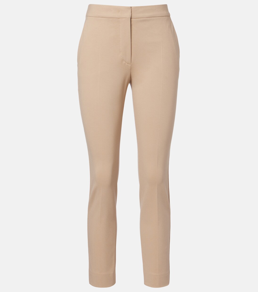 Pantalones slim cropped Pegno de jersey | Max Mara