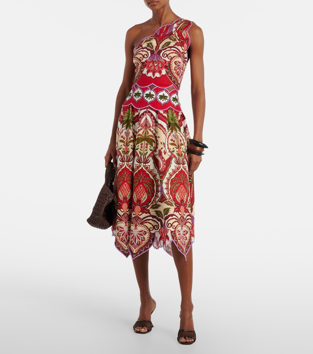 Top Odara asymétrique en lin mélangé | Farm Rio