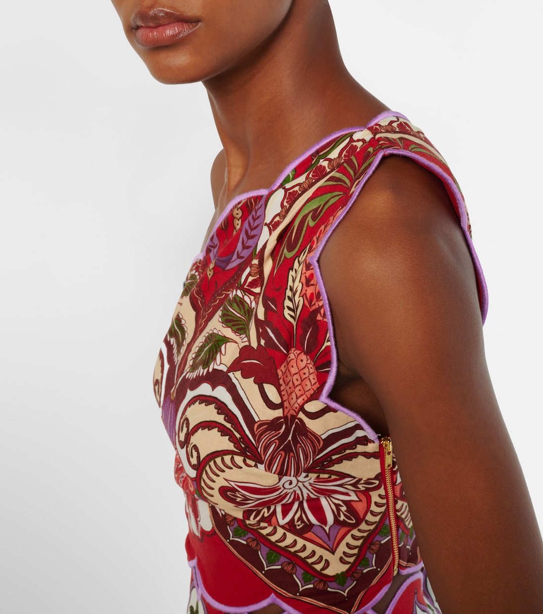 Top Odara asymétrique en lin mélangé | Farm Rio