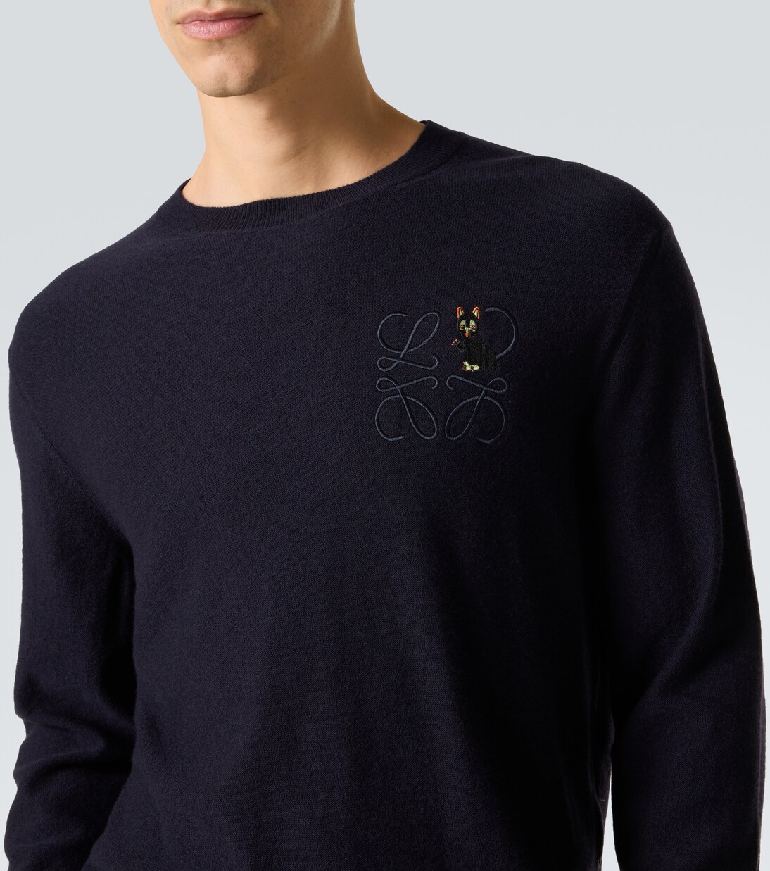 X Louis Wain - Pullover Anagram in misto lana | Loewe