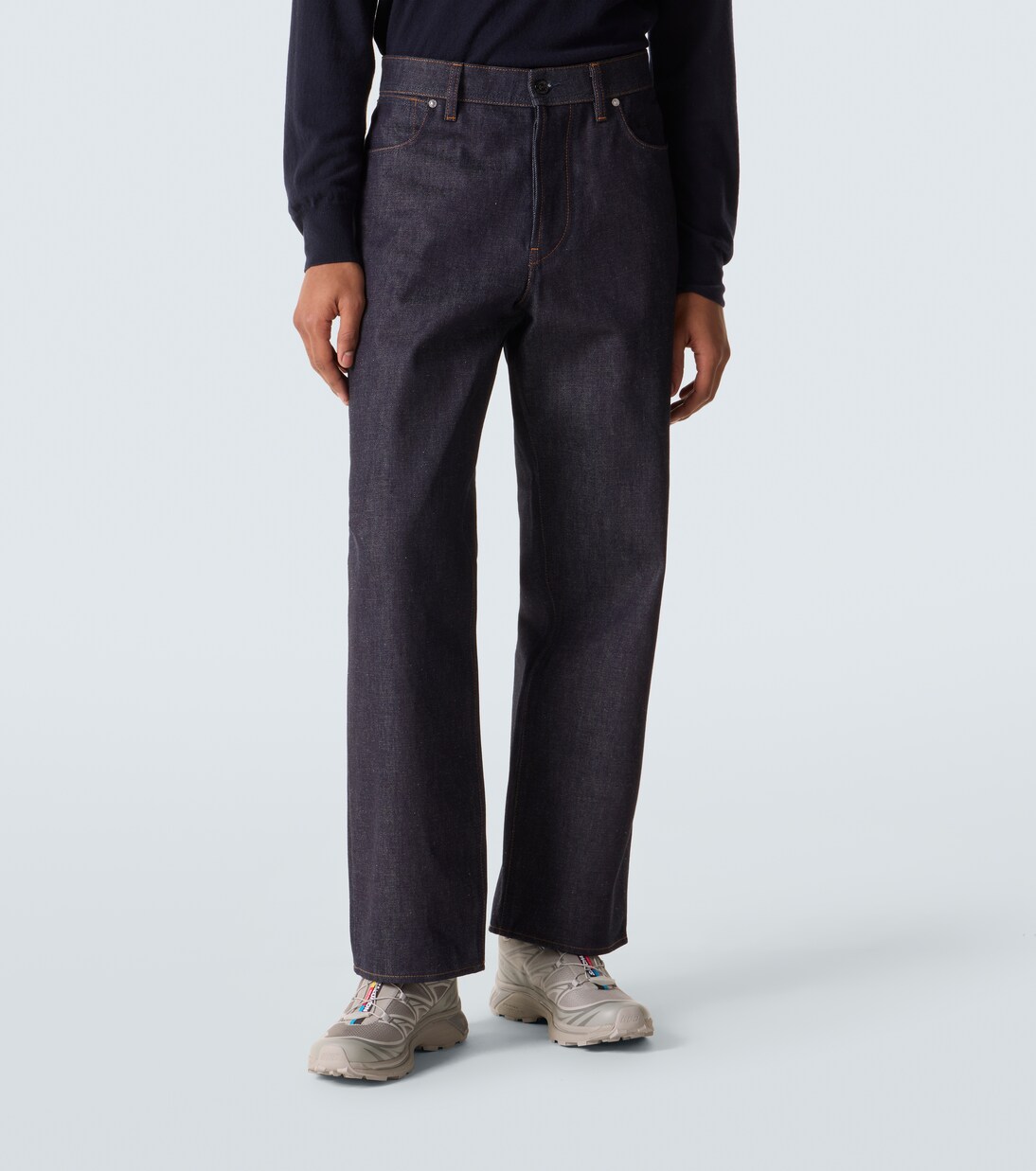 Mid-Rise Straight Jeans | Stone Island