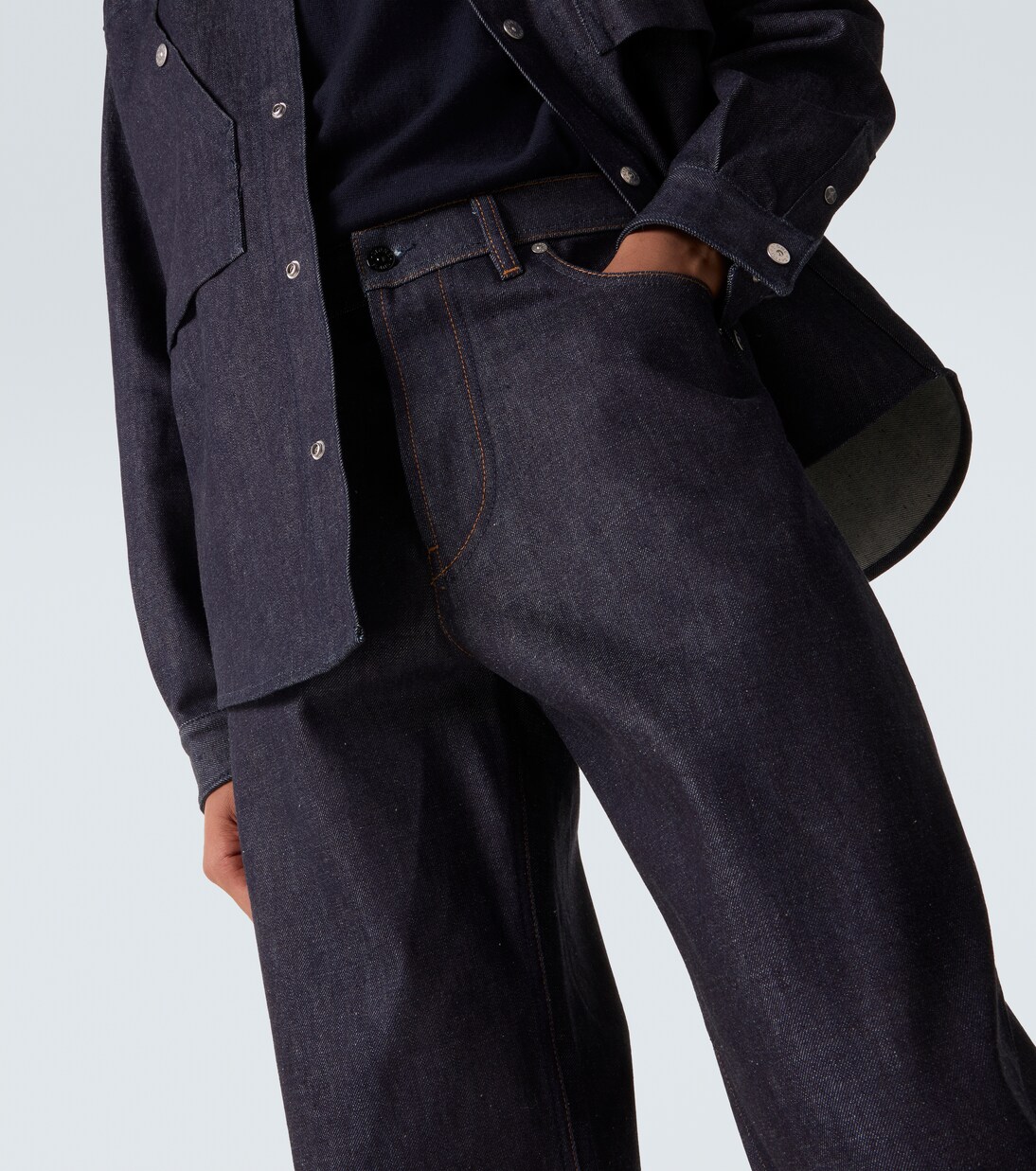 Mid-Rise Straight Jeans | Stone Island