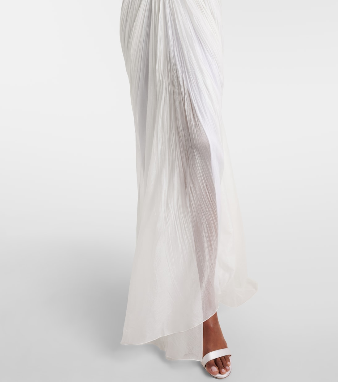 Cecilia draped silk muslin gown | Maria Lucia Hohan
