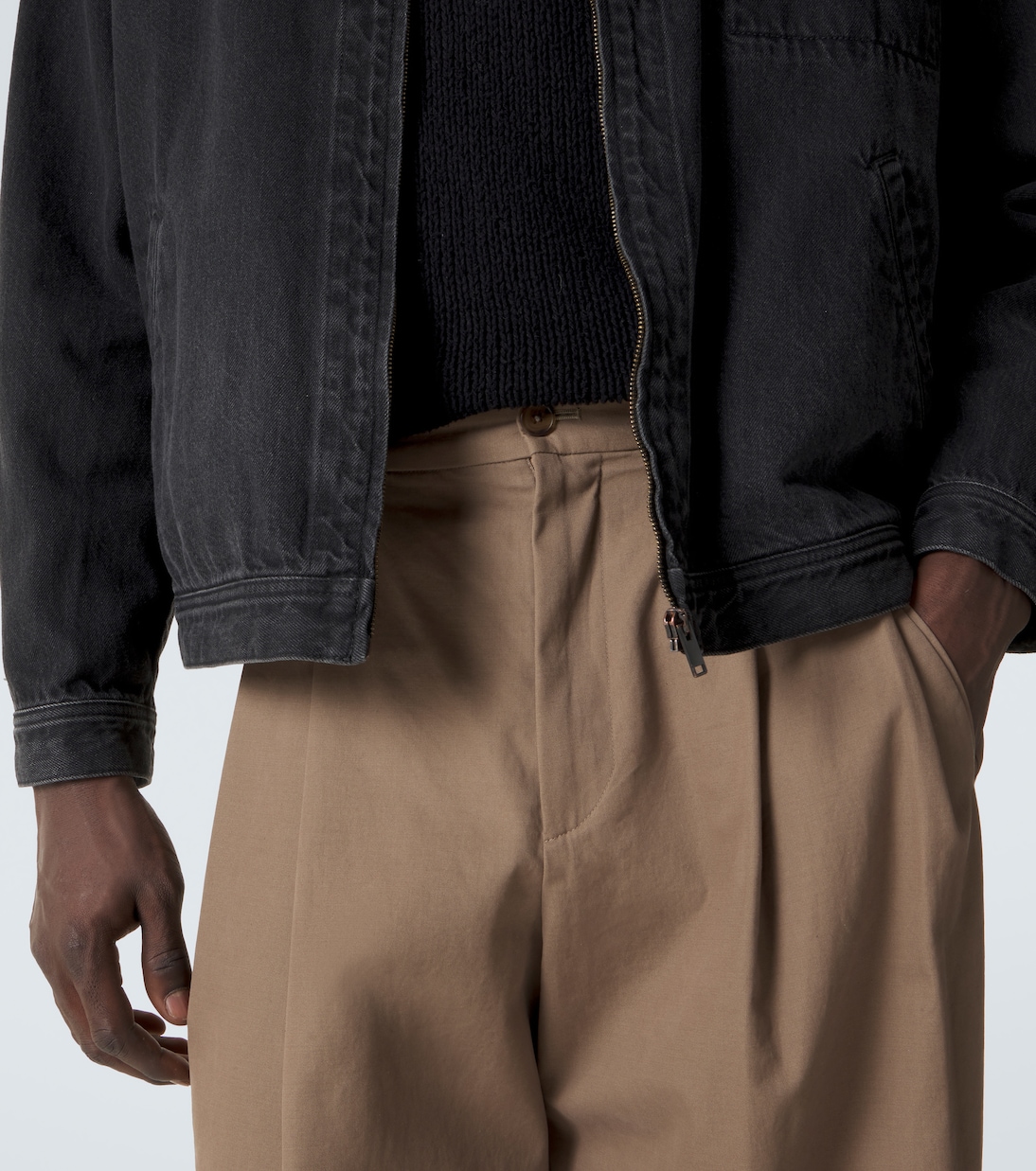 Weite Hose Tibor aus Baumwolle und Kaschmir | The Row