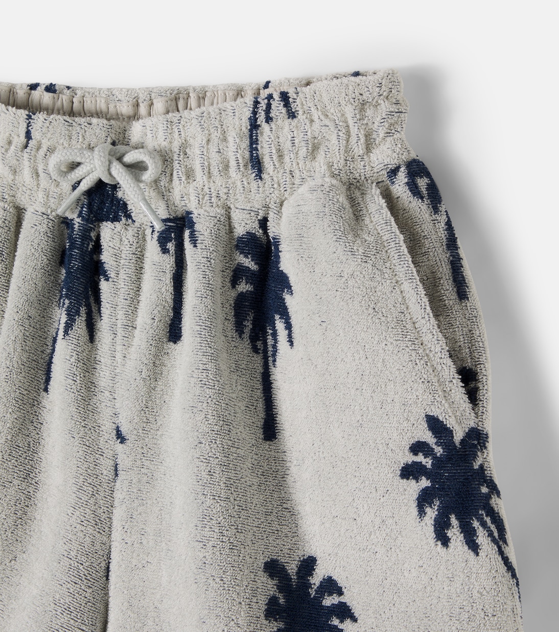 Abay printed cotton-blend terry shorts | Molo