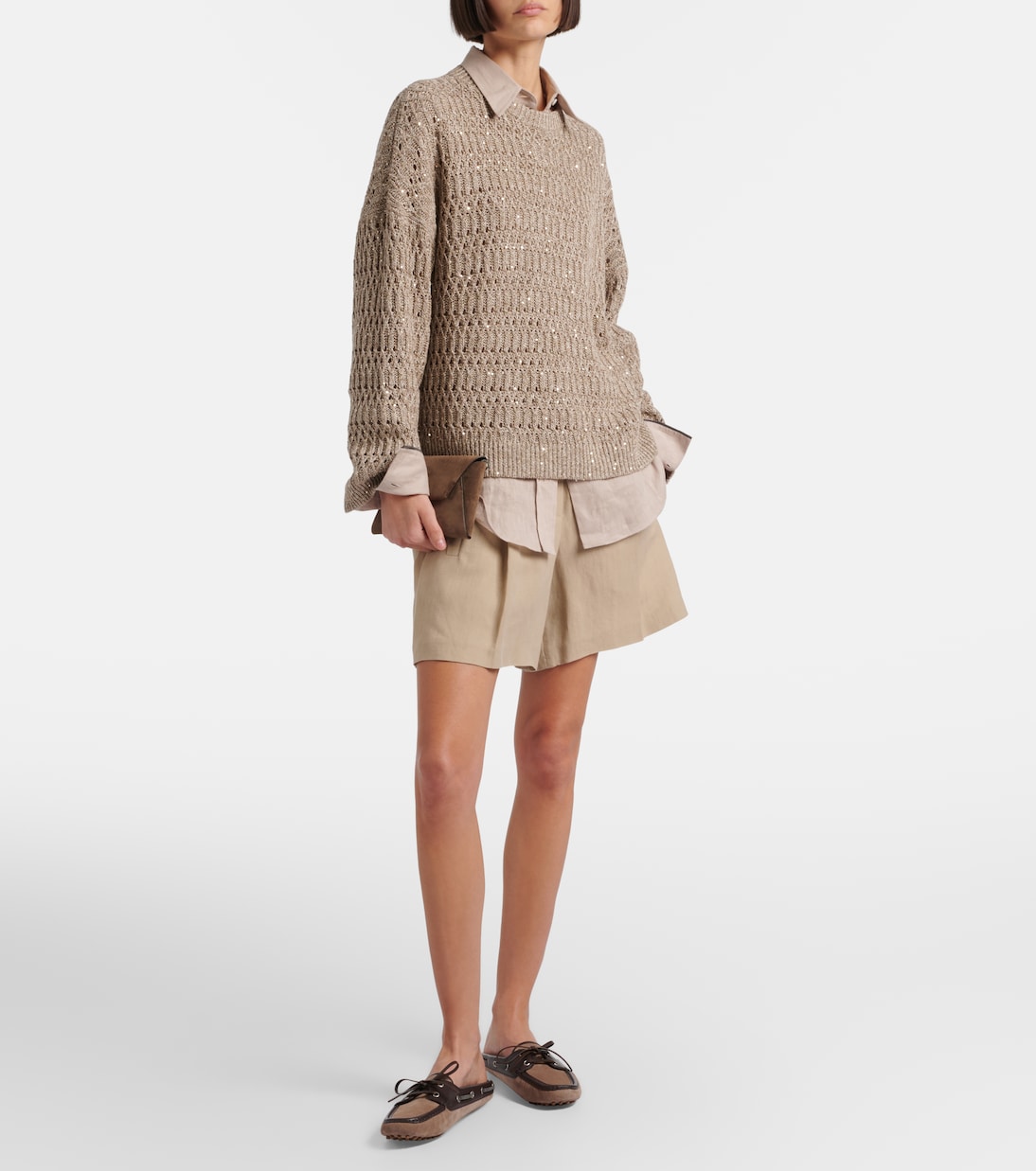 Mules in suede | Brunello Cucinelli