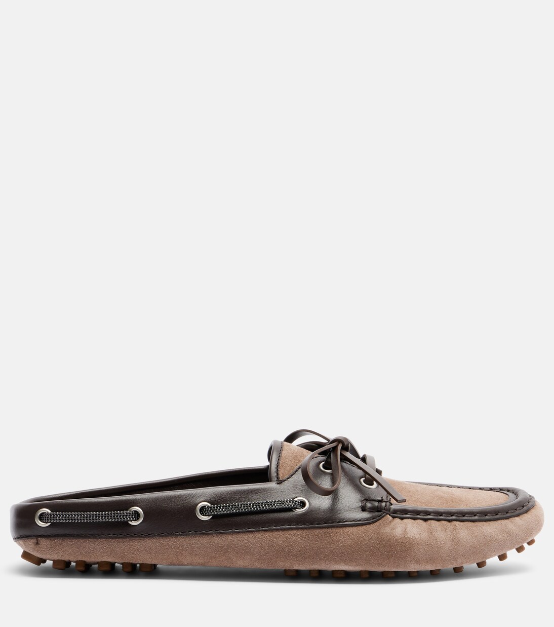 Mules in suede | Brunello Cucinelli