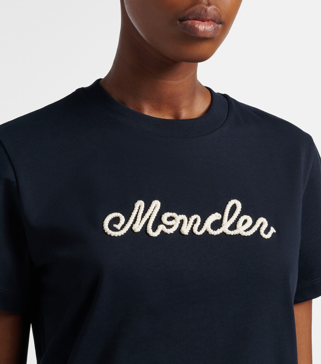Logo cotton jersey T-shirt | Moncler