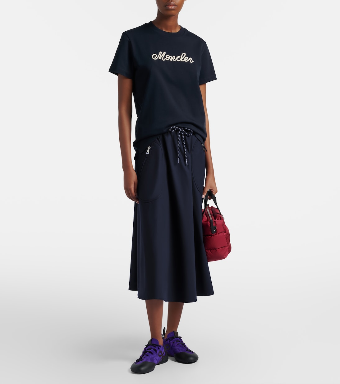 Logo cotton jersey T-shirt | Moncler