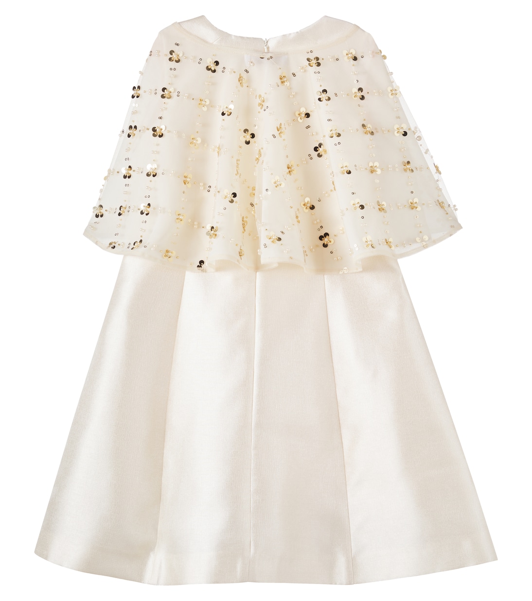 Kleid aus Satin mit Pailletten | Monnalisa