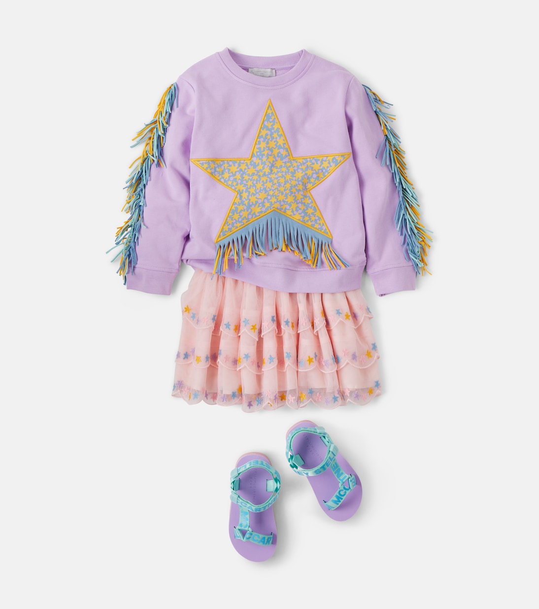 Sweat-shirt imprimé en coton | Stella McCartney Kids