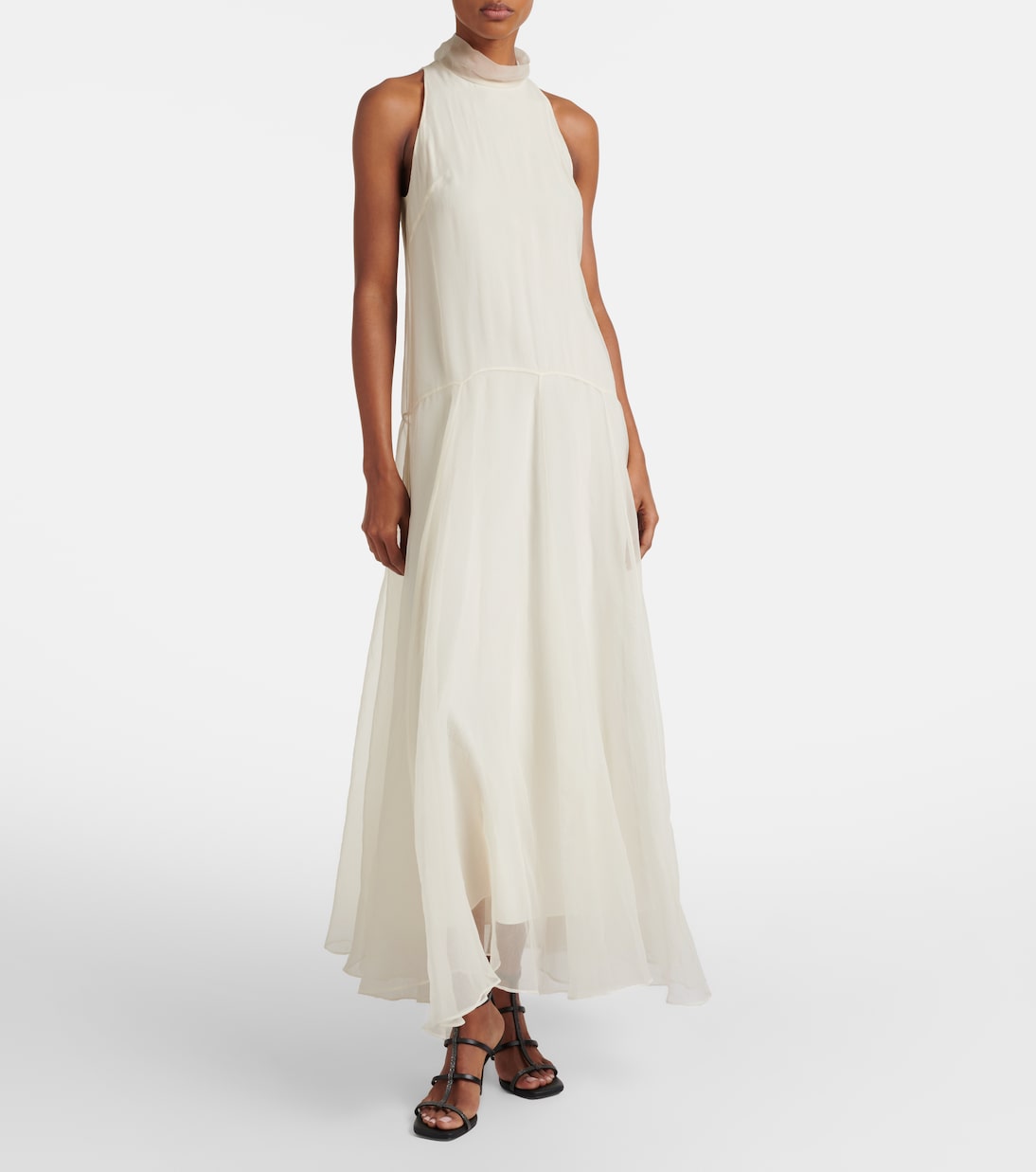 Maxikleid Monili aus Seide | Brunello Cucinelli