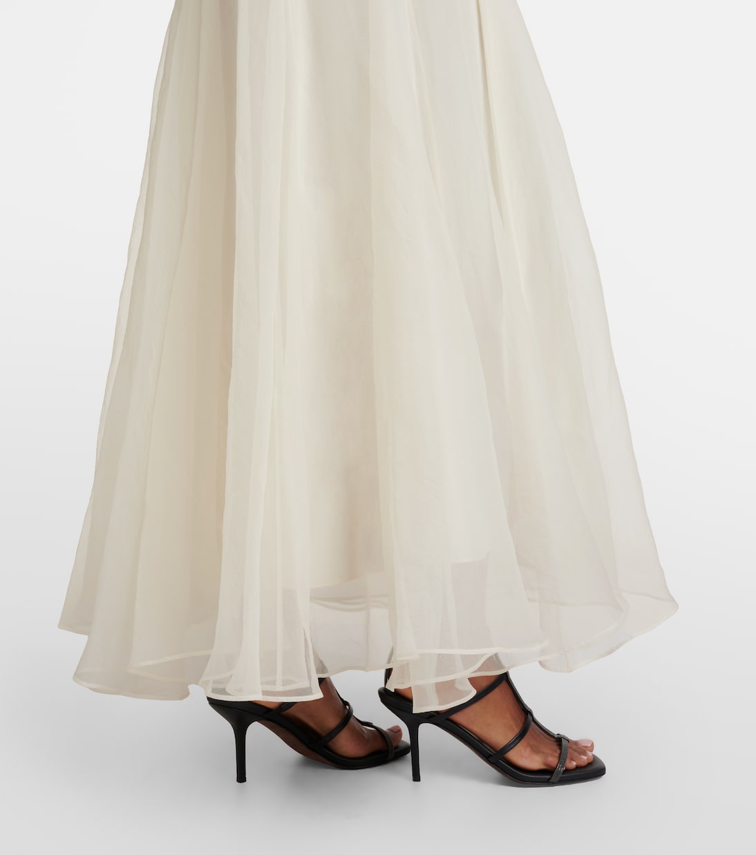 Maxikleid Monili aus Seide | Brunello Cucinelli