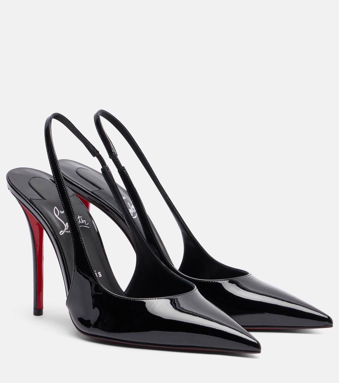 Miss Z patent leather slingback pumps | Christian Louboutin