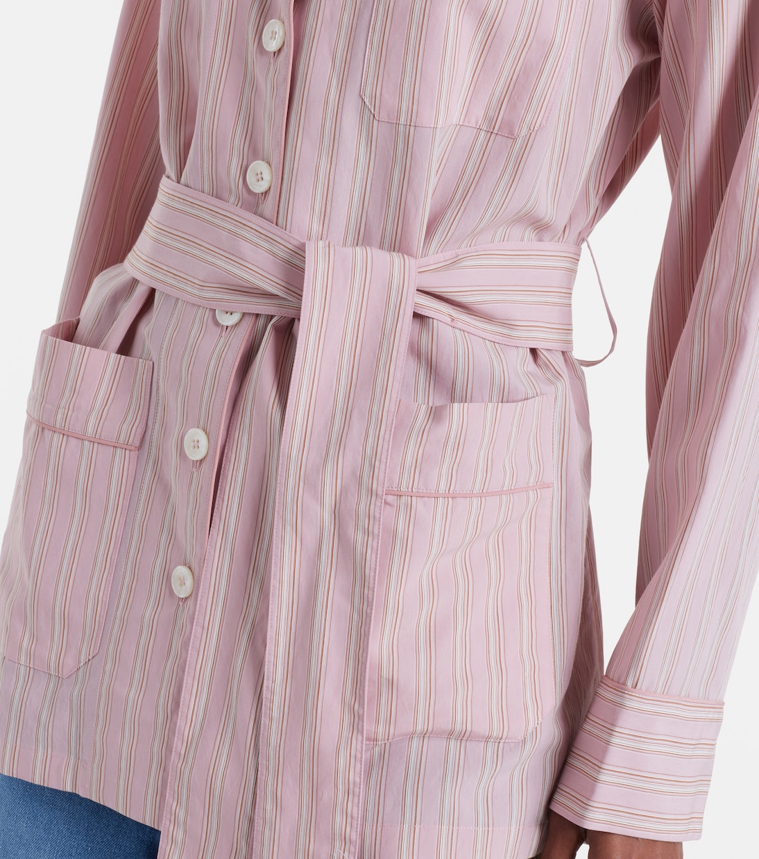 Belted striped shirt | Dolce&Gabbana