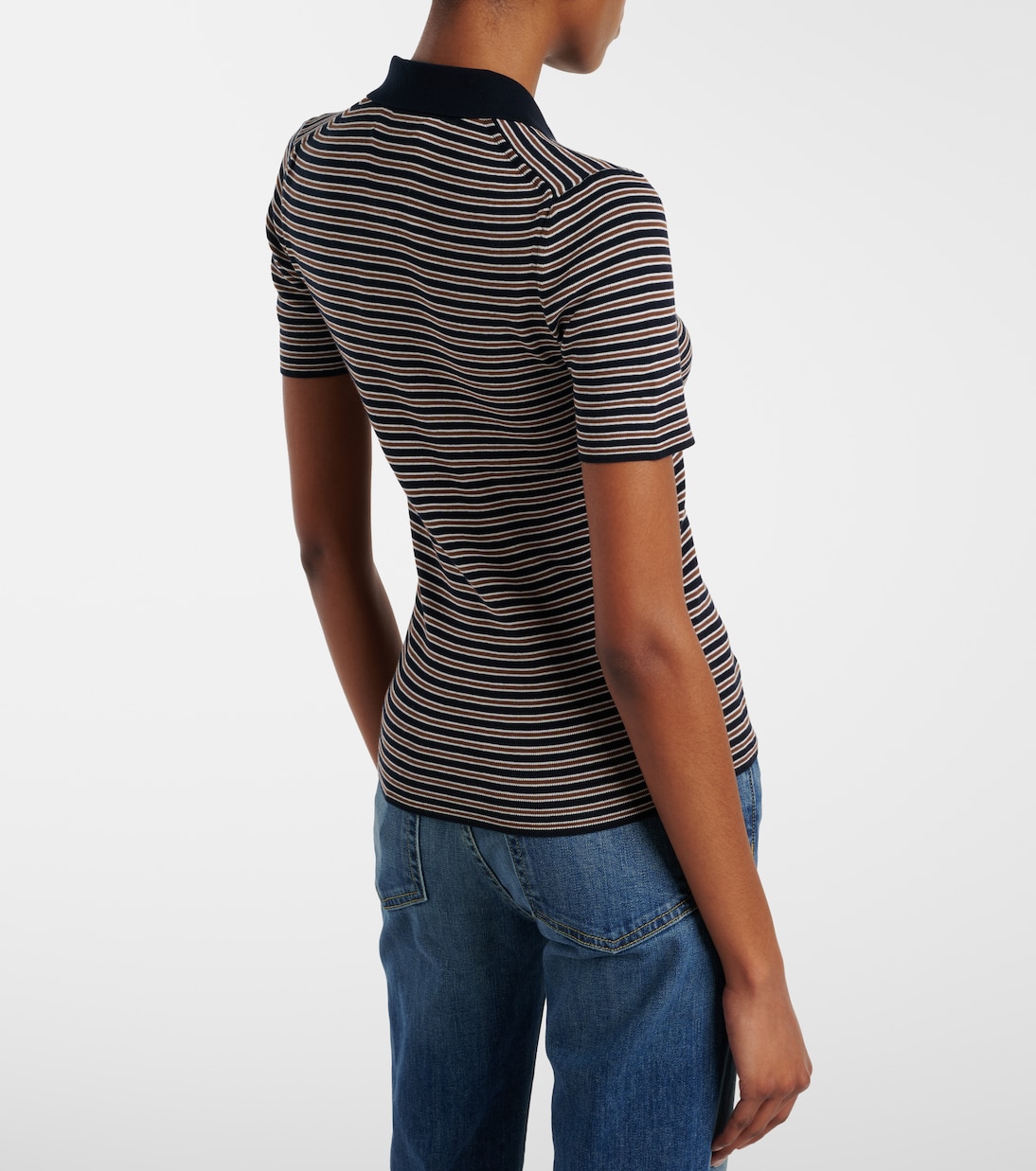 Polo Gemmatta in cotone a righe | Nili Lotan