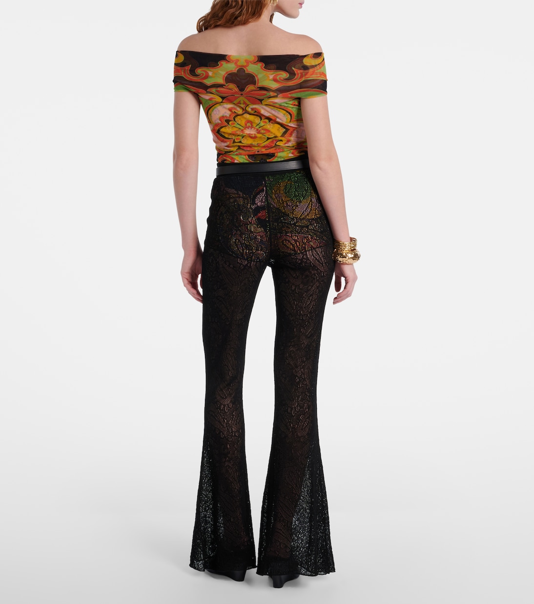 Schlaghose aus Baumwollspitze | Etro