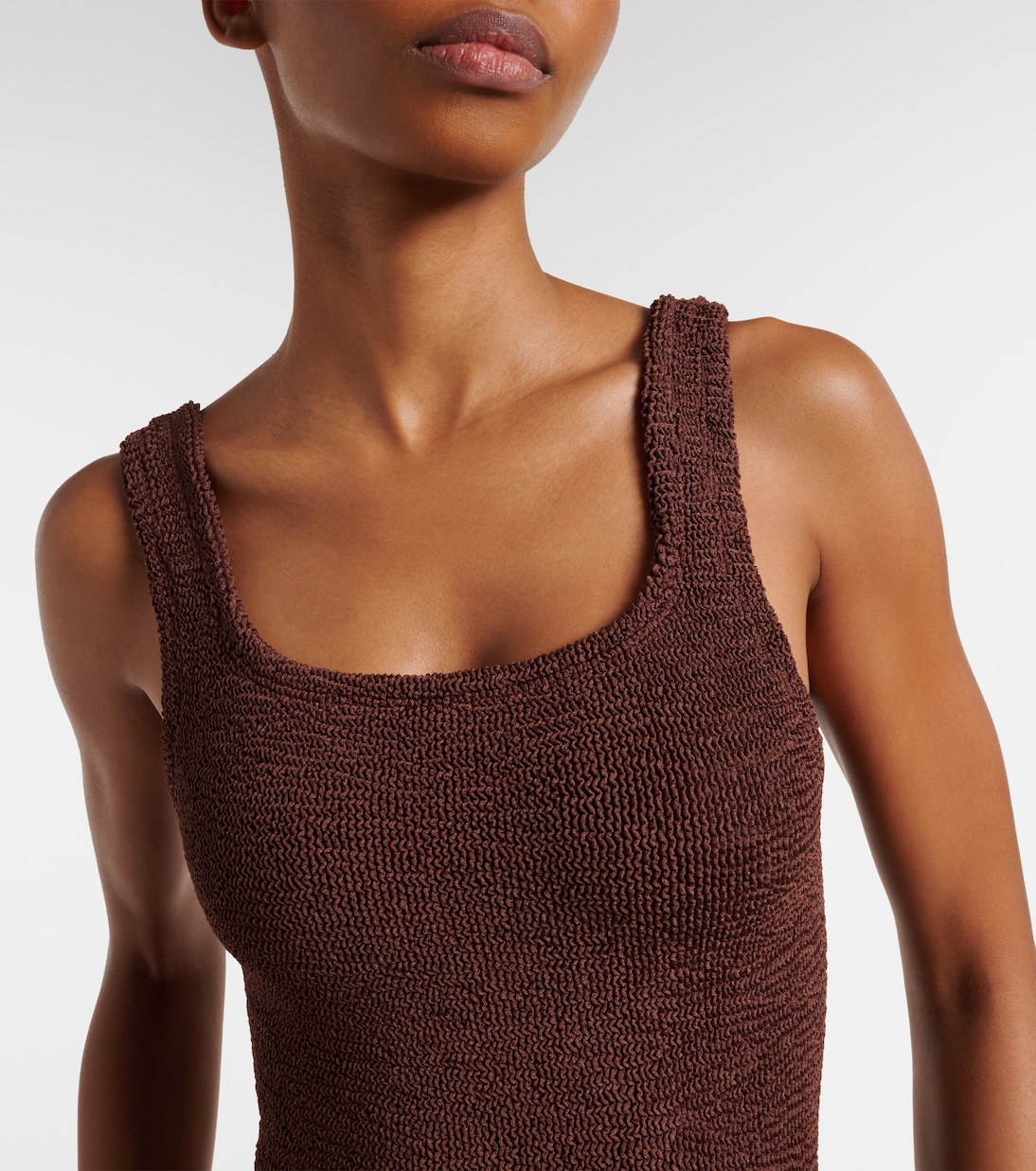 Badeanzug Coverage Square Neck | Hunza G