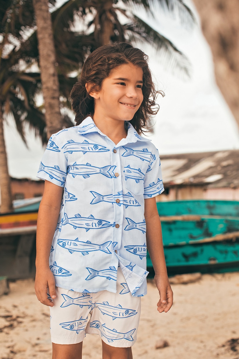 Guayabera printed shirt | Pepita&Me