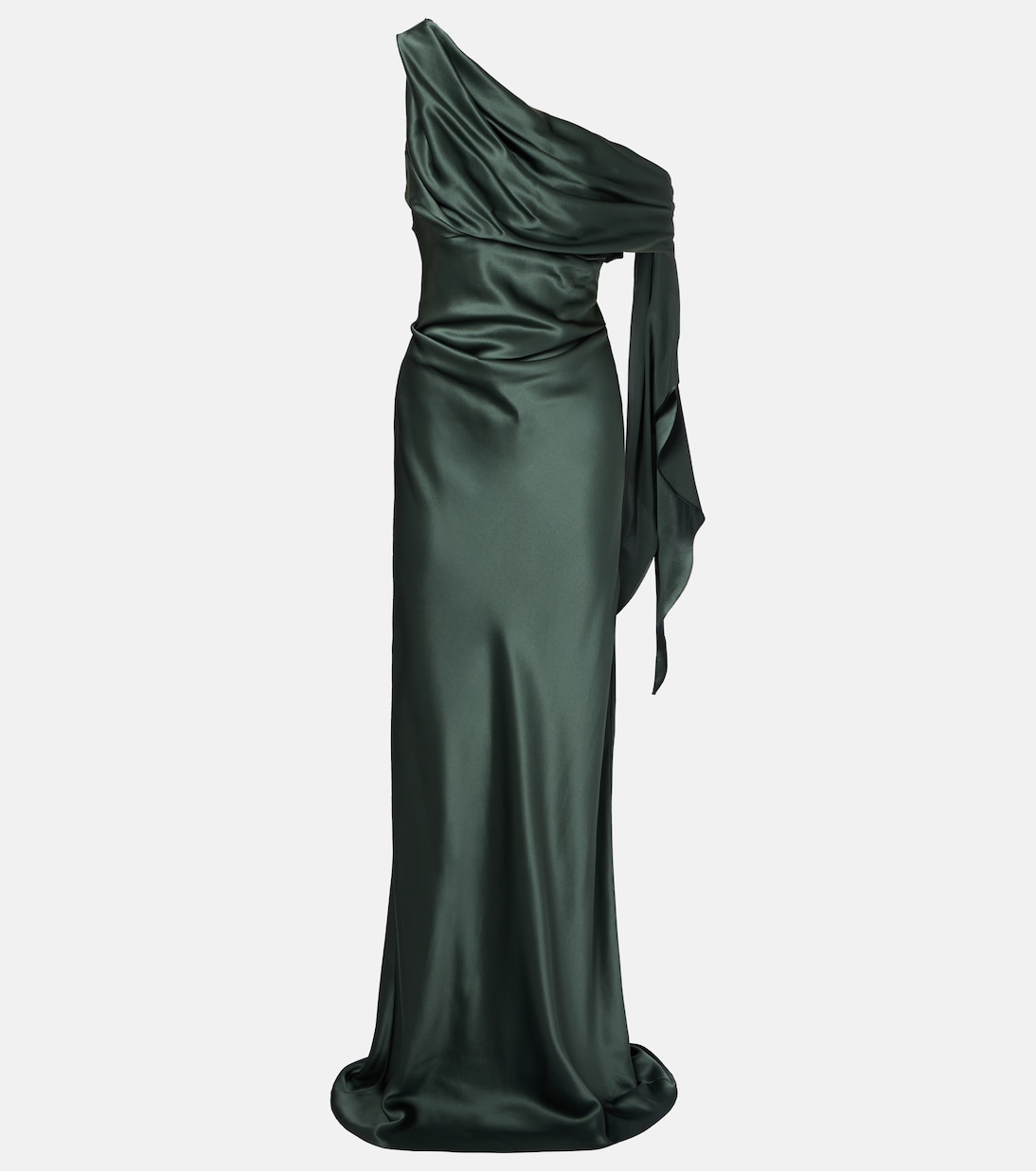 Robe aus Seidensatin | The Sei