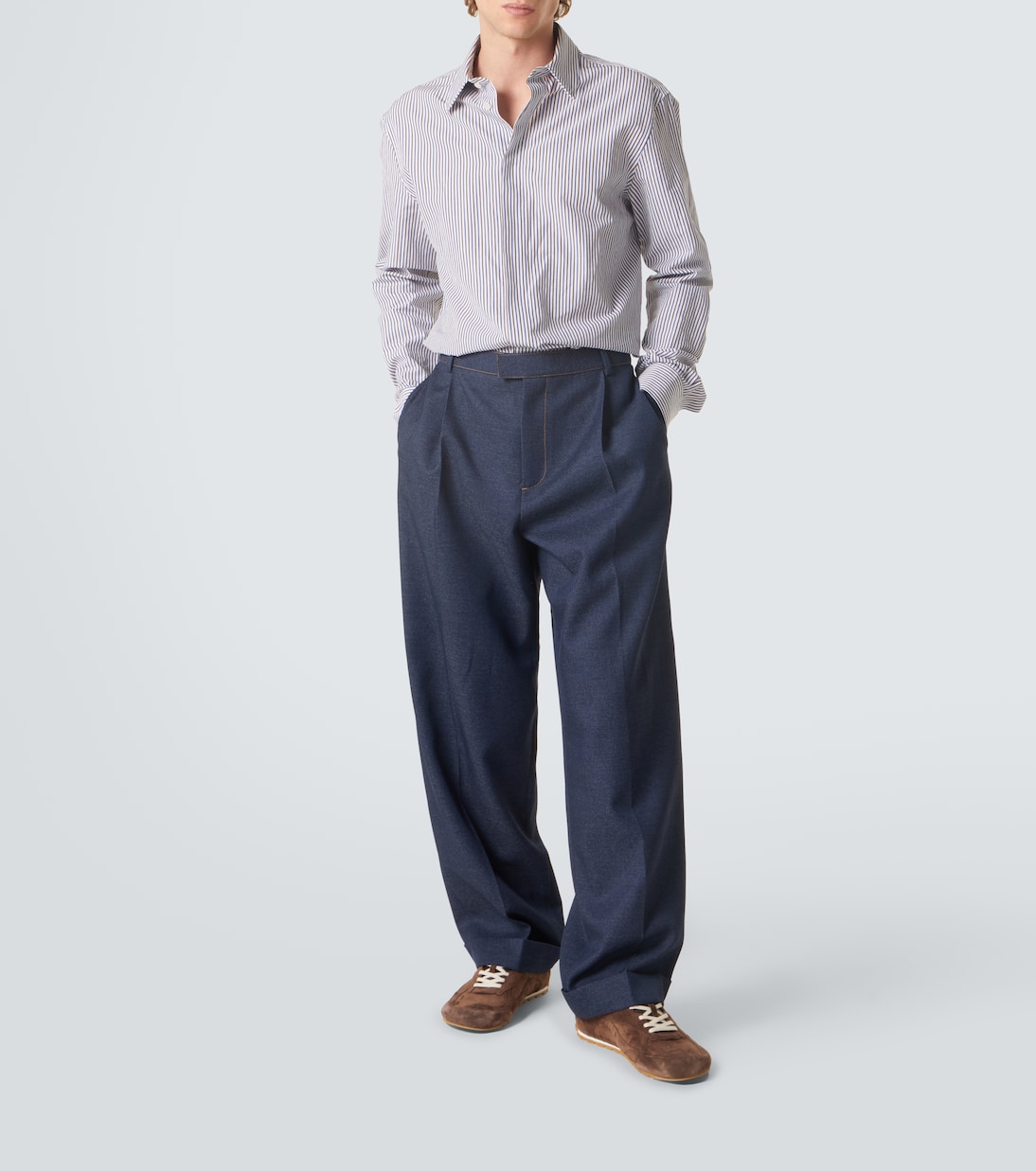 Orbit Flash suede sneakers | Bottega Veneta