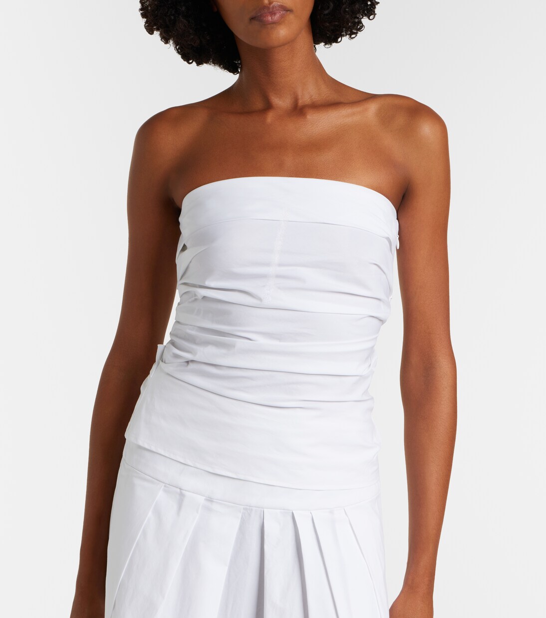 White Label Maisy cotton-blend tube top | Proenza Schouler