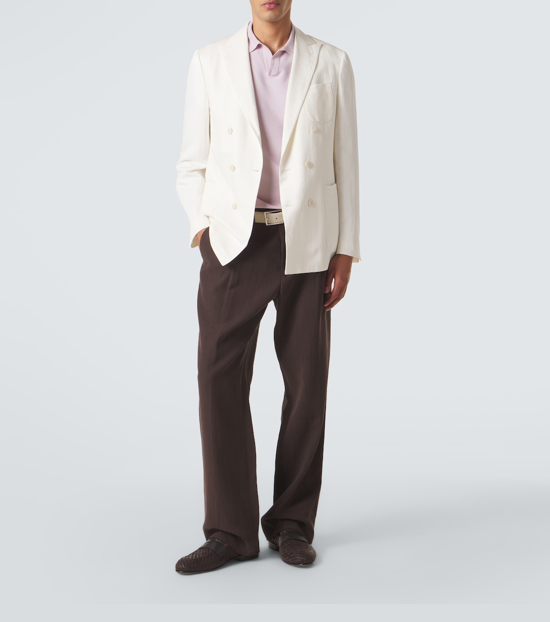 Cotton and silk polo shirt | Canali