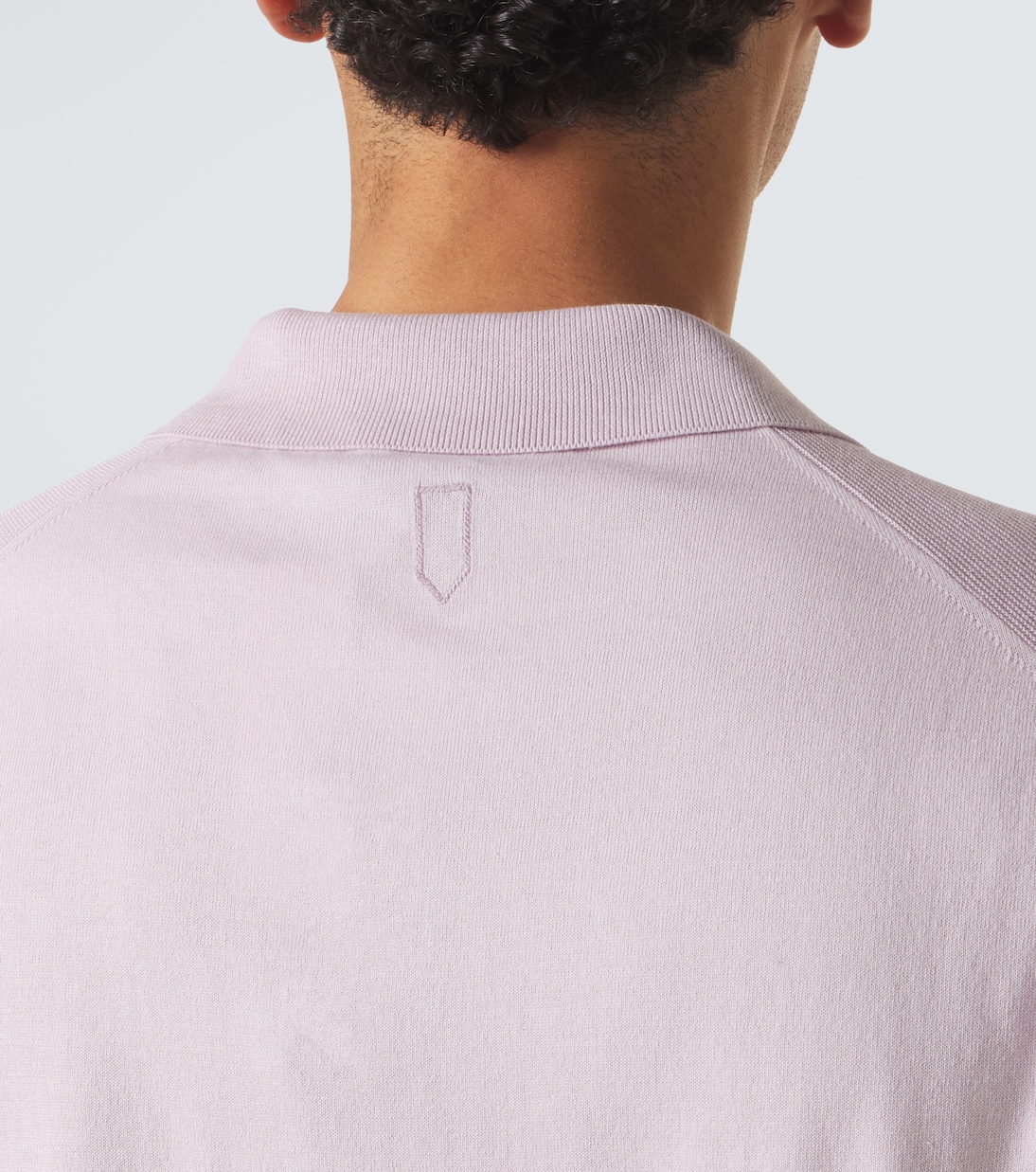 Cotton and silk polo shirt | Canali