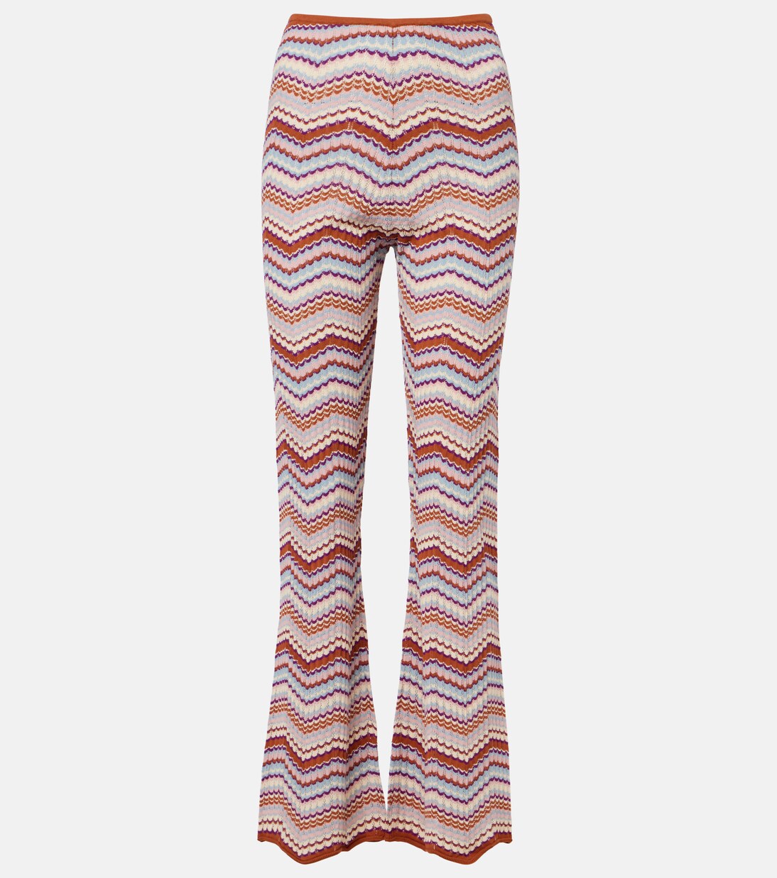 Boni chevron cotton flared pants | Rixo