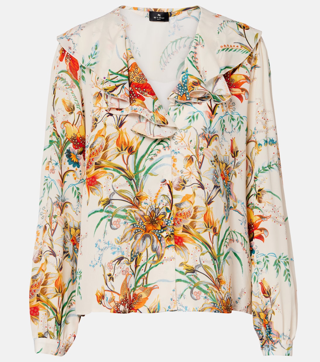 Camisa floral con volantes | Etro