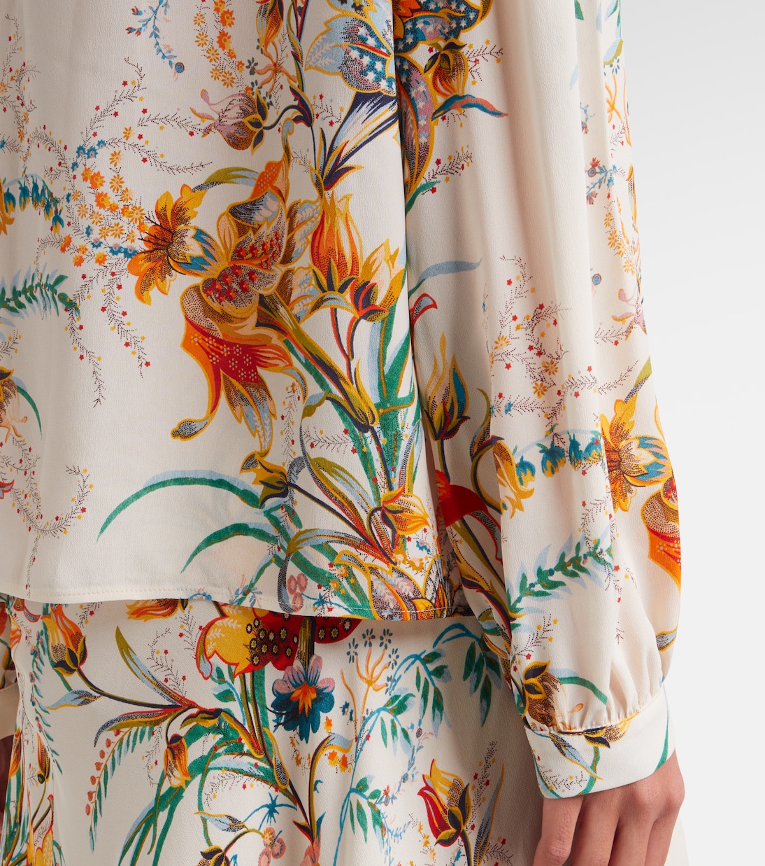 Camisa floral con volantes | Etro