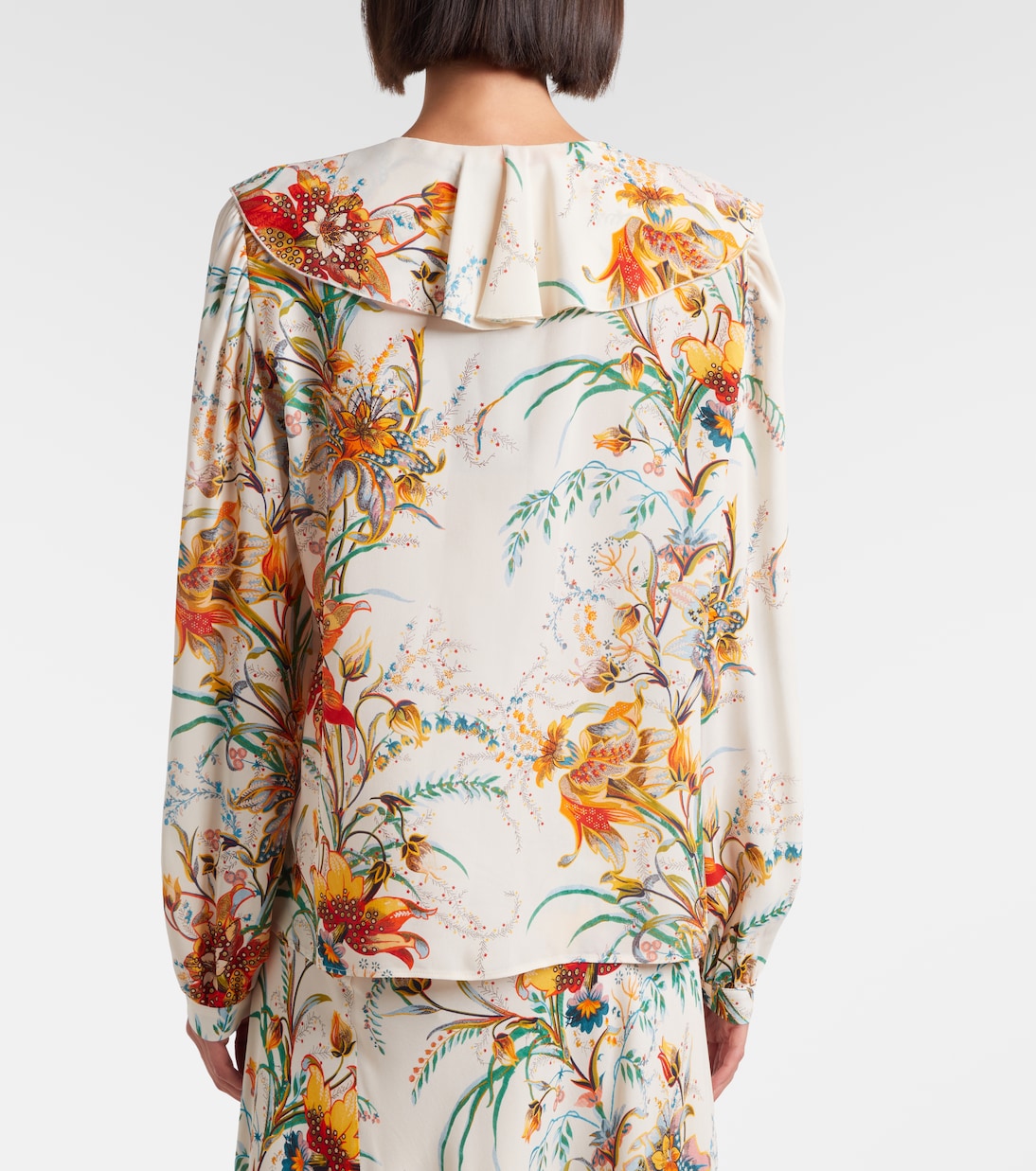 Camisa floral con volantes | Etro