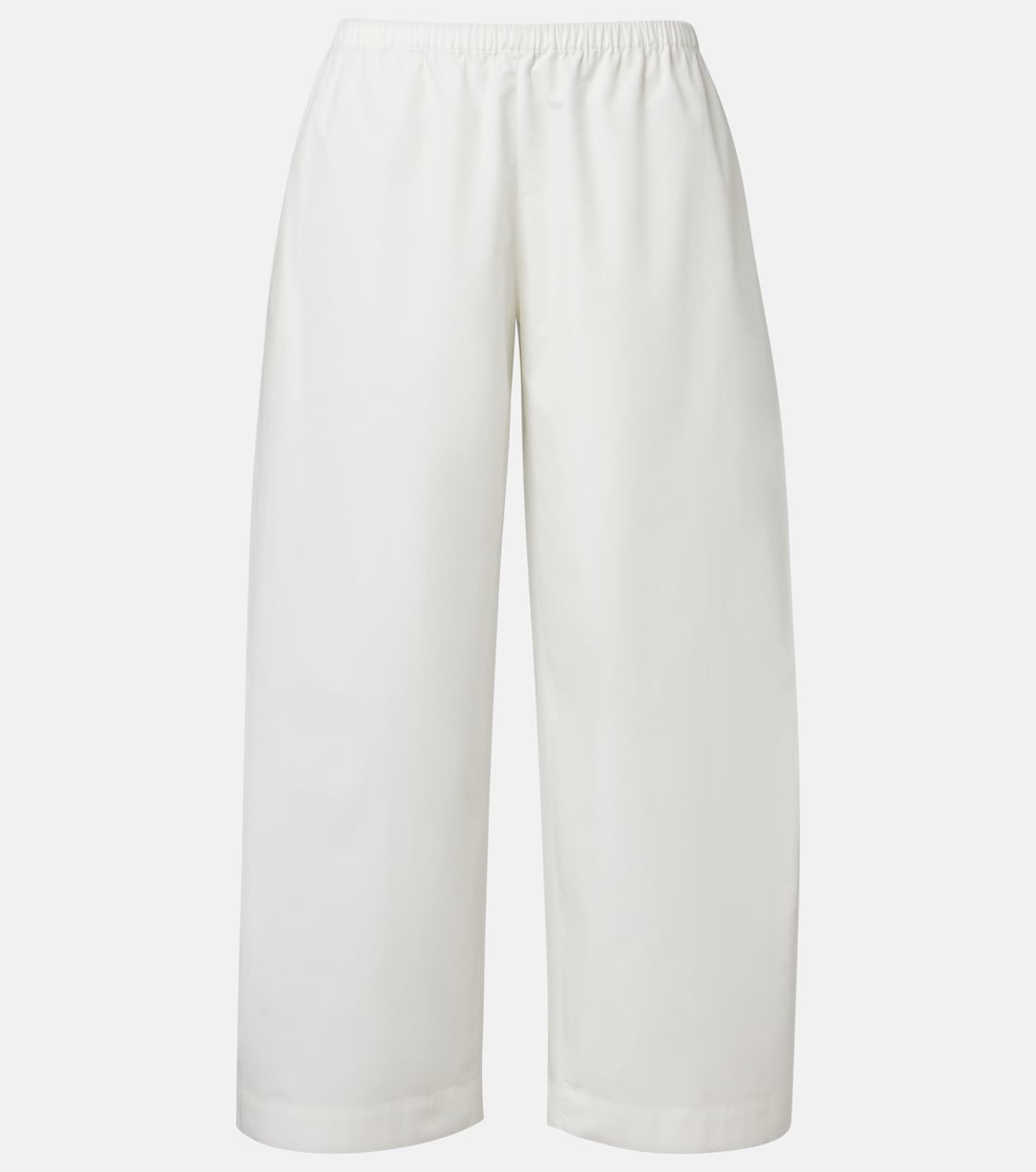 Roma cotton poplin wide-leg pants | Khaite