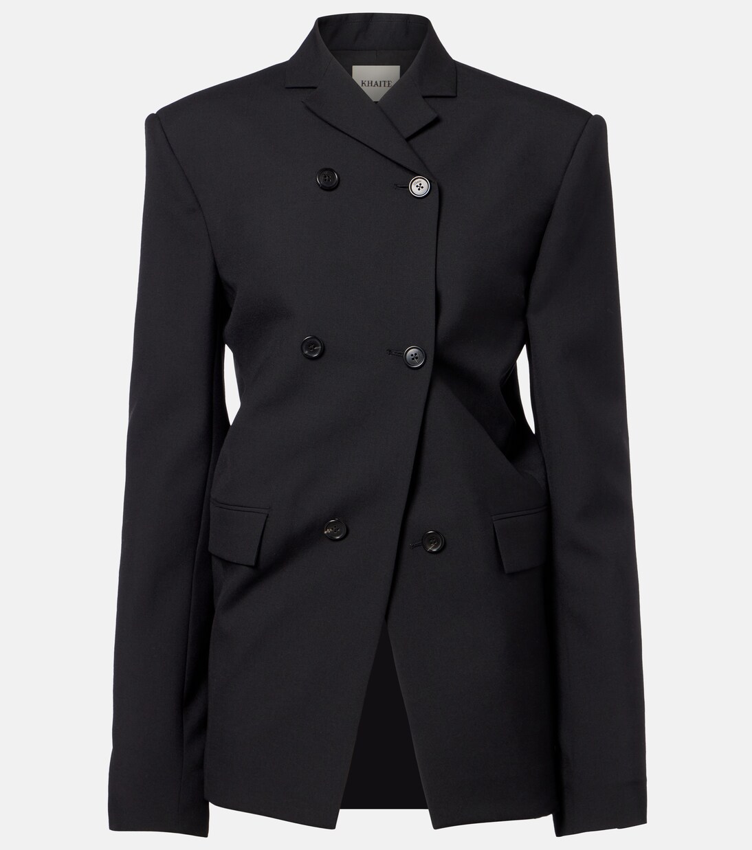 Rolo wool and silk cady blazer | Khaite
