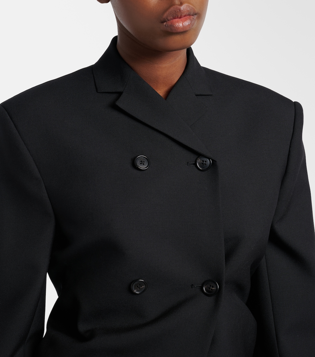 Rolo wool and silk cady blazer | Khaite