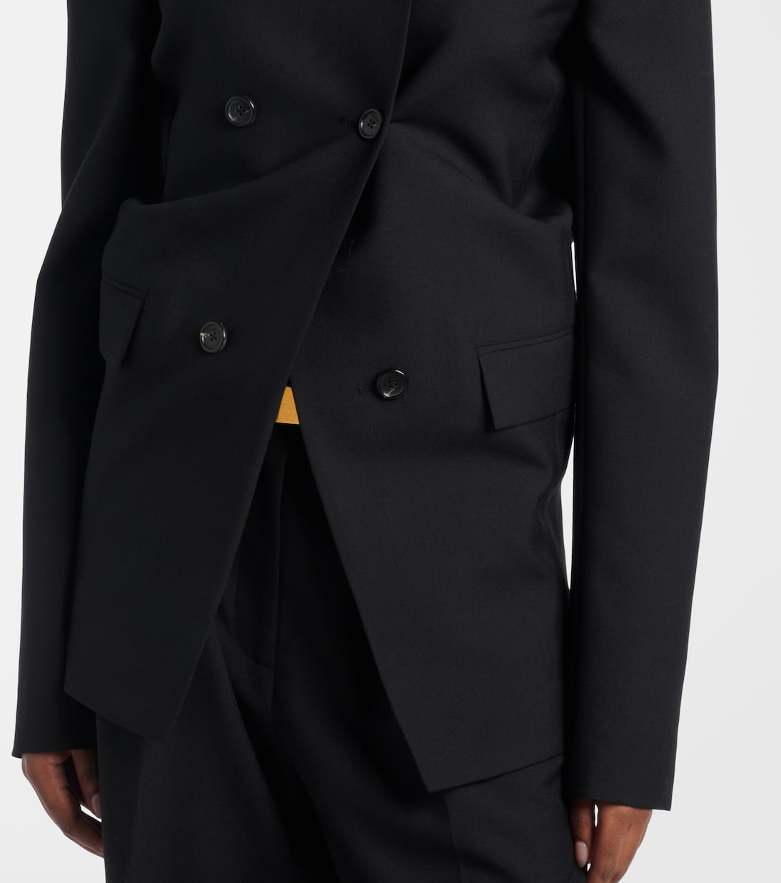 Rolo wool and silk cady blazer | Khaite