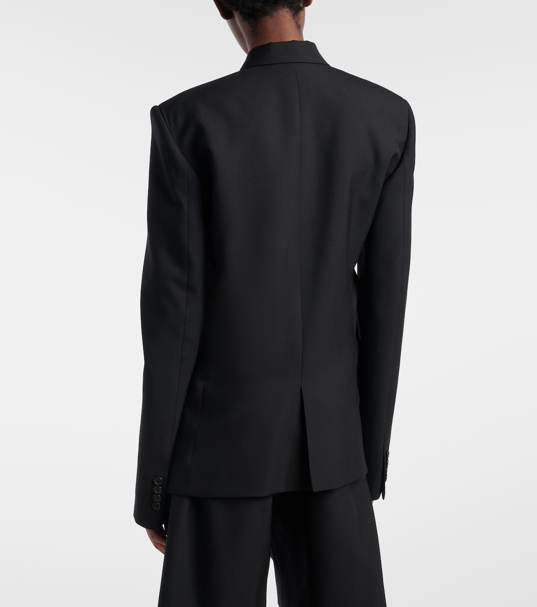Rolo wool and silk cady blazer | Khaite