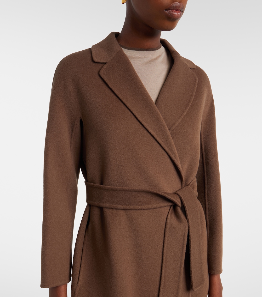 Abrigo envolvente de lana | 'S Max Mara
