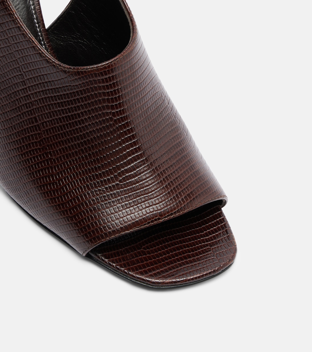 Embossed leather slingback sandals | Toteme