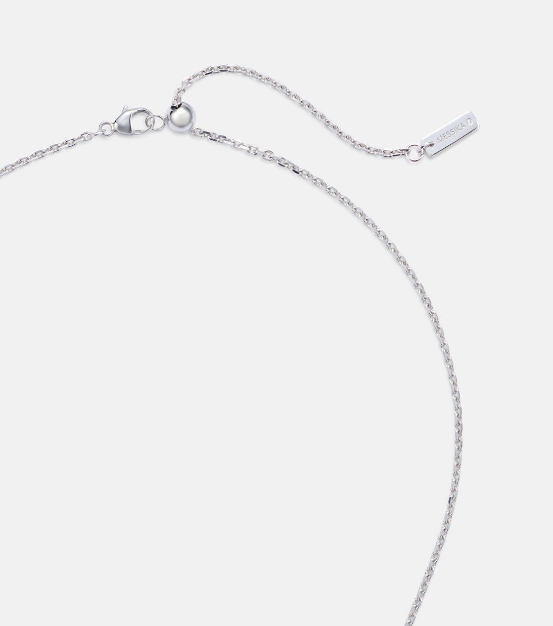Collar de cadena So Move de oro blanco de 18 ct con diamantes | Messika