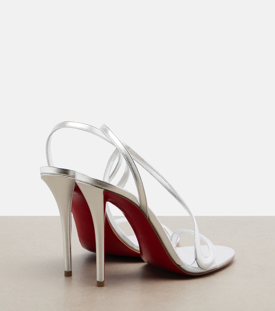 Sandalias Miss Z de piel metalizada | Christian Louboutin