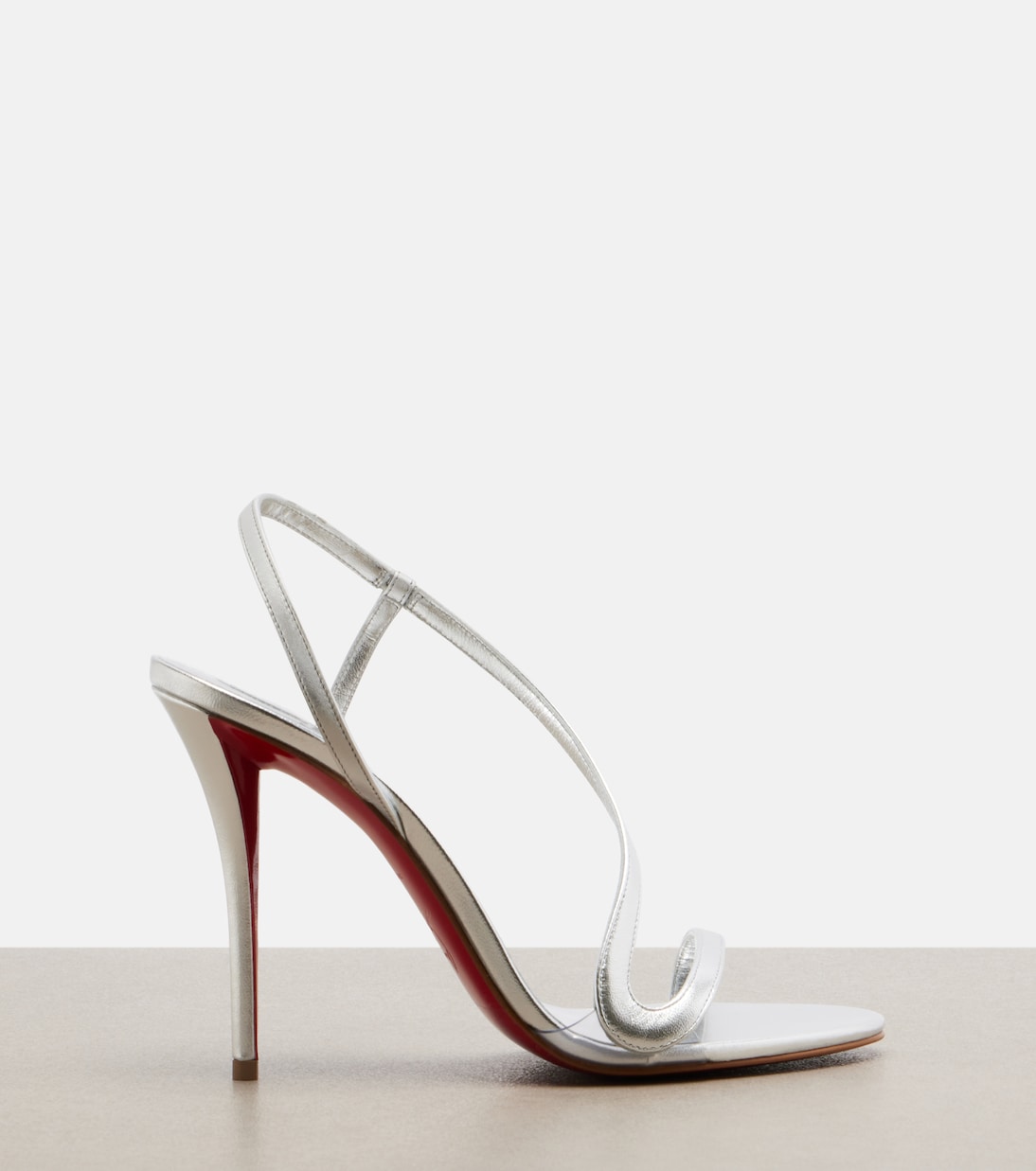 Sandalias Miss Z de piel metalizada | Christian Louboutin