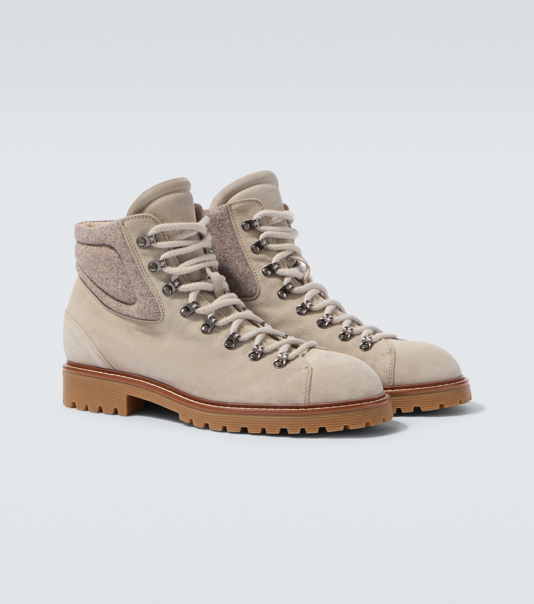 Suede lace-up boots | Eleventy