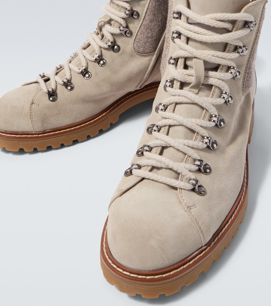 Suede lace-up boots | Eleventy